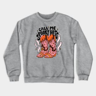 Spooky Boots Crewneck Sweatshirt